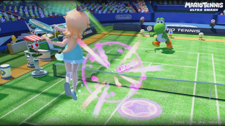 Illustration de l'article sur Mario Tennis Ultra Smash  