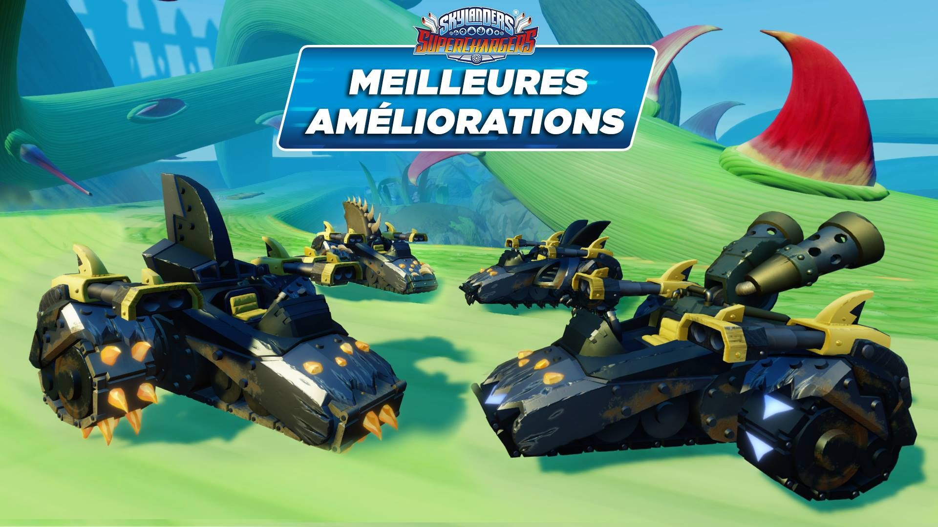 Illustration de l'article sur Nouveaux véhicules et personnages pour Skylanders