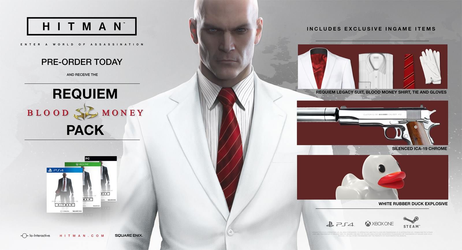 Illustration de l'article sur HITMAN est disponible dès aujourd'hui sur PC PS4 Xbox One