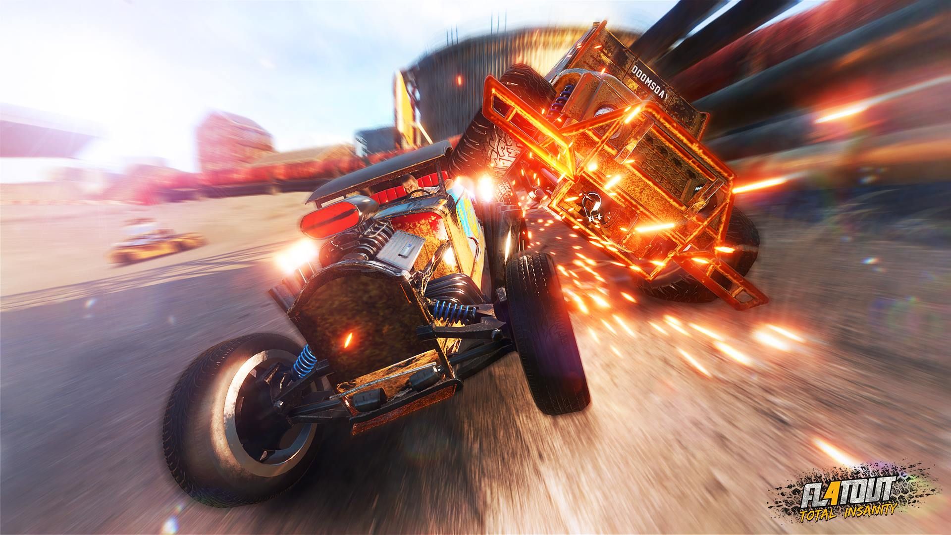 Illustration de l'article sur FlatOut 4 : Total Insanity dévoile sa sortie