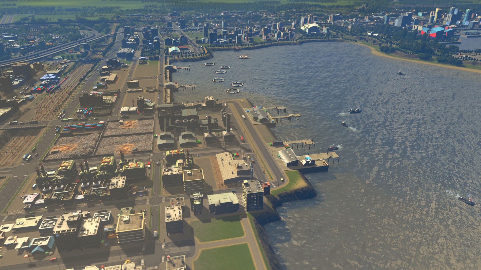 Illustration de l'article sur Cities : Skylines Sunset Harbor