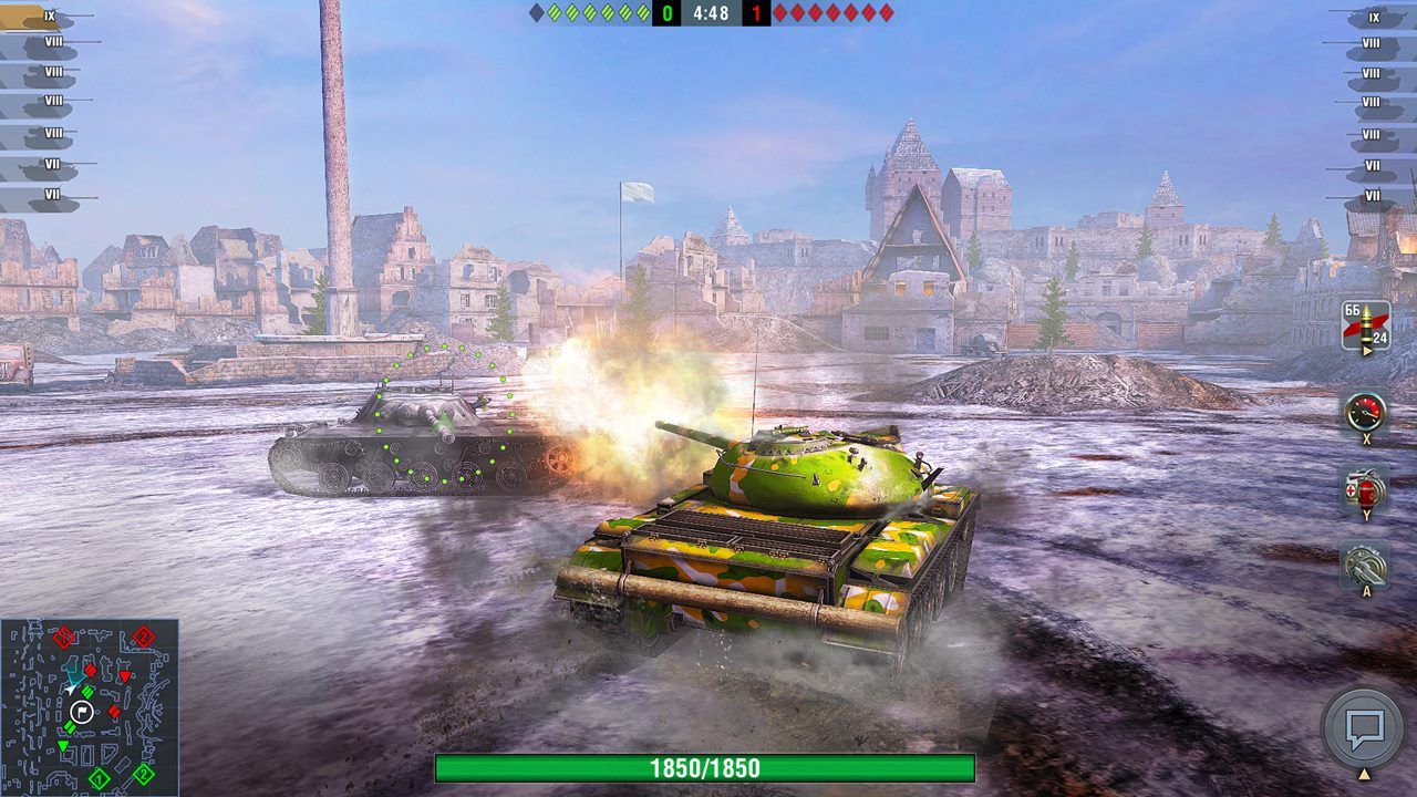Illustration de l'article sur World of Tanks Blitz sortsur la Nintendo Switch