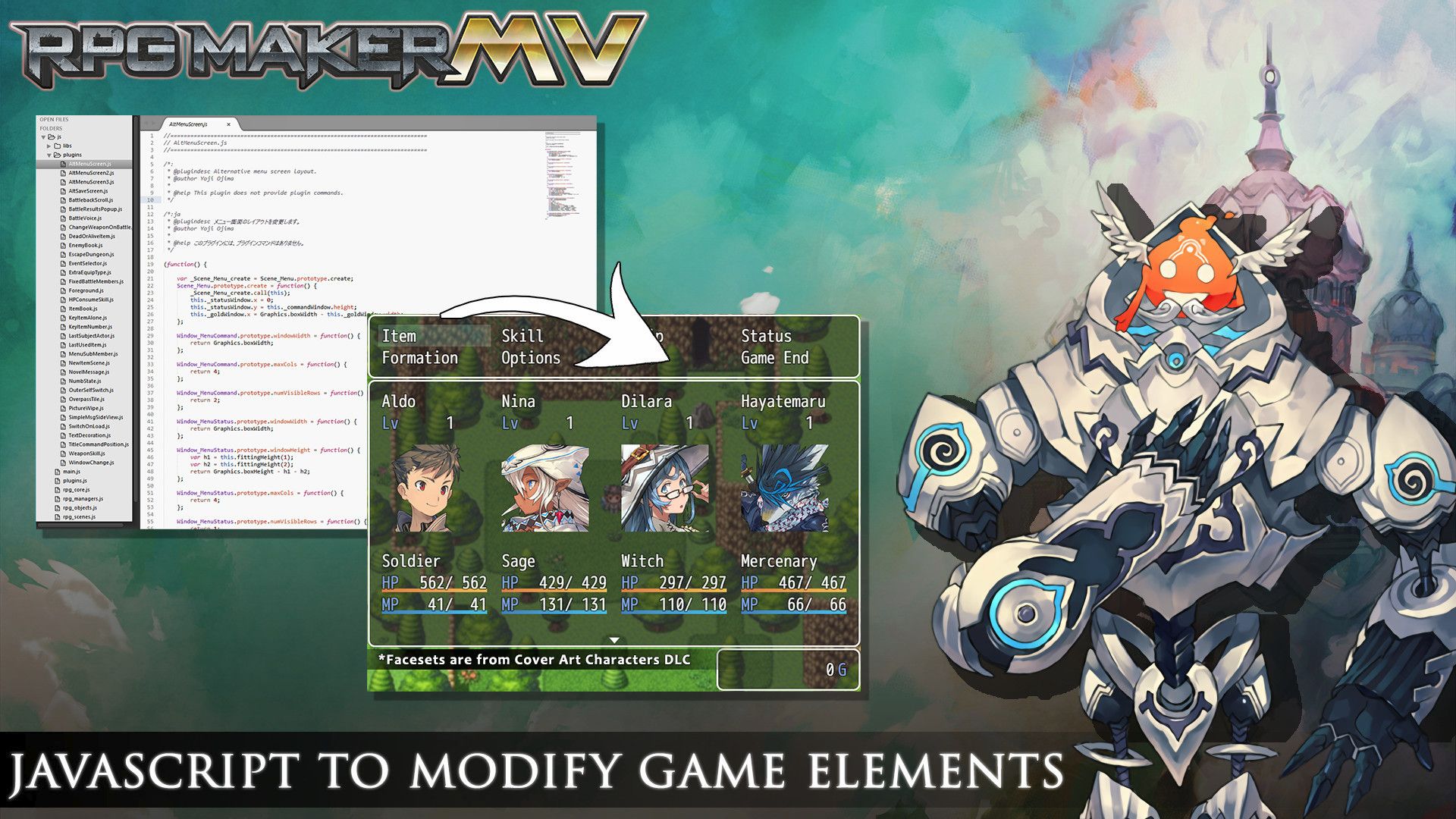 Illustration de l'article sur RPG Maker MV disponiblesur Switch et PS4
