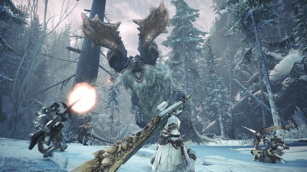 Illustration de l'article sur Mise à jour gratuite majeure deMonster Hunter World : Iceborne