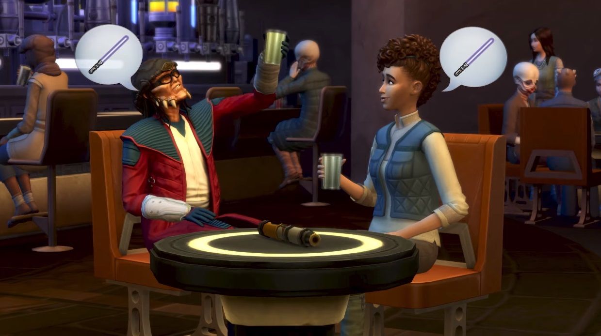 Illustration de l'article sur Les Sims 4 Star Wars : Voyage sur Batuu
