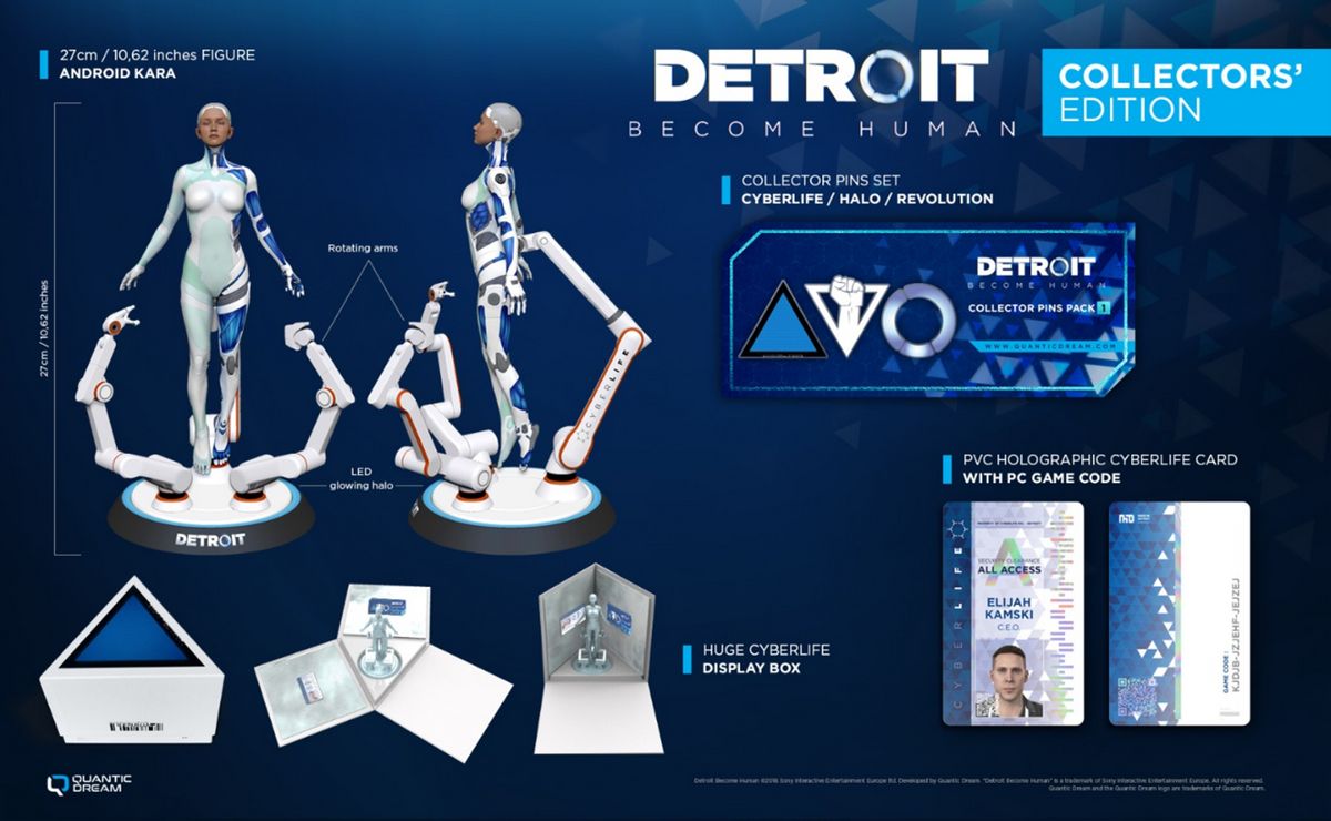 Illustration de l'article sur L’édition collector de Detroit:Become Human sur PC