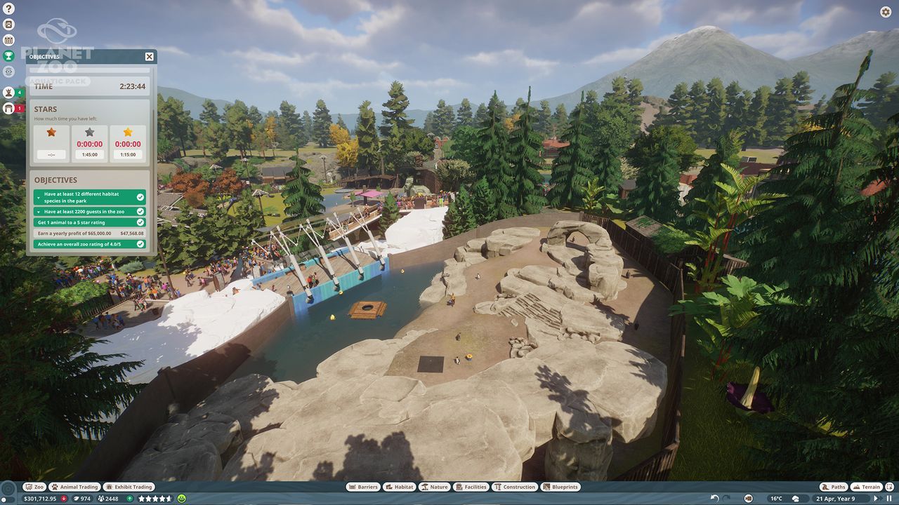Illustration de l'article sur Planet Zoo crée des remousavec le pack aquatique