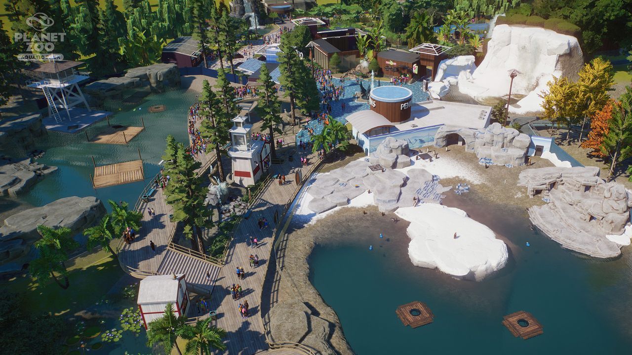 Illustration de l'article sur Planet Zoo cr�e des remousavec le pack aquatique