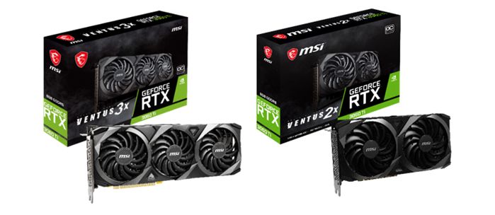Illustration de l'article sur MSI d�voile ses nouvelles cartesNVIDIA GeForce RTX 3060 Ti