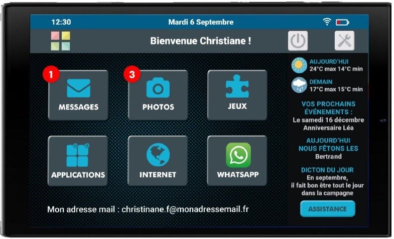 Illustration de l'article sur Facilotab : nouveaux designset un mod�le Android 10