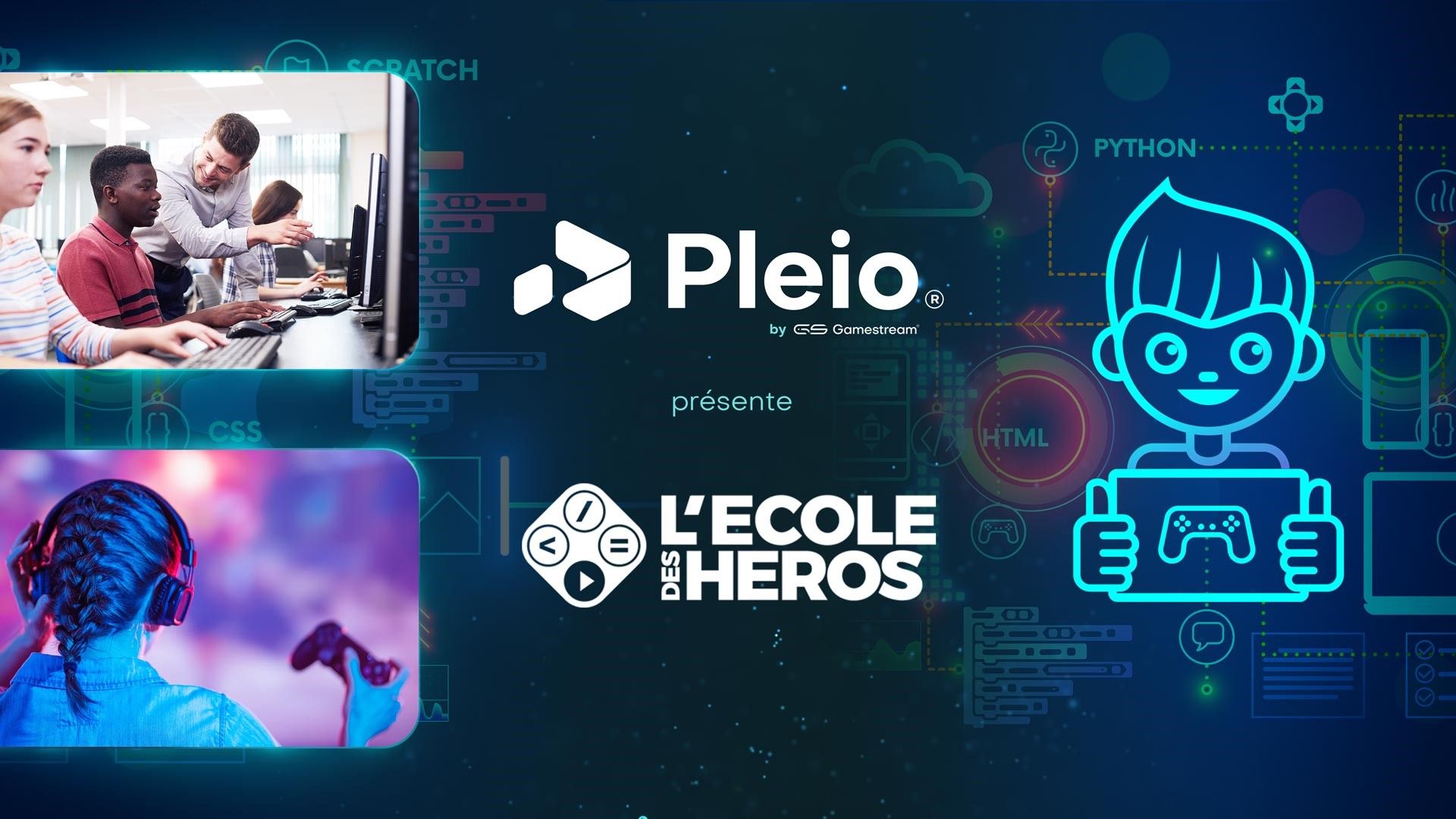 Illustration de l'article sur Gamestream rejointl’Ecole des Héros