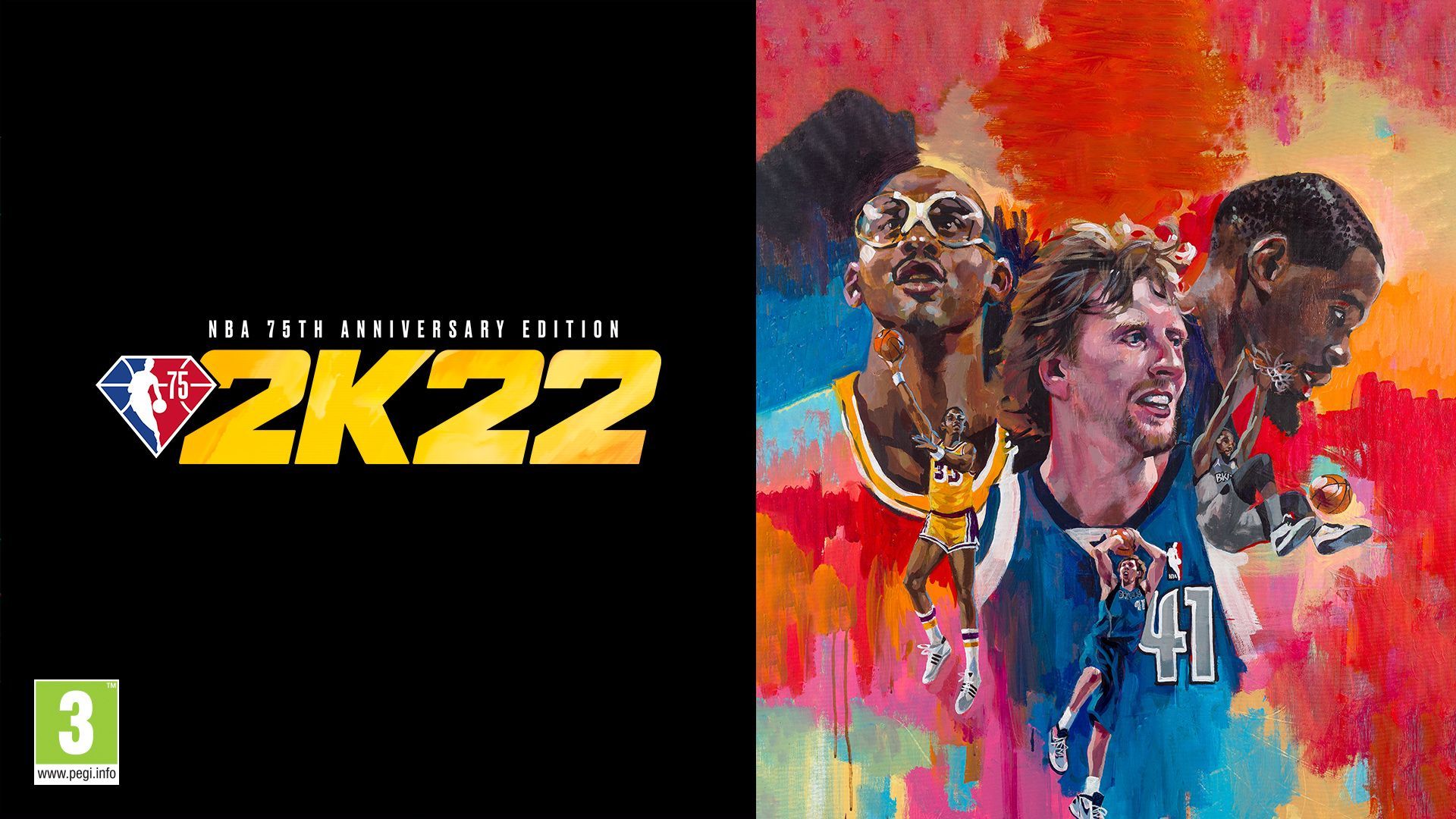 Illustration de l'article sur NBA 2K22 : Luka Doncic et 3 légendes NBA en couverture
