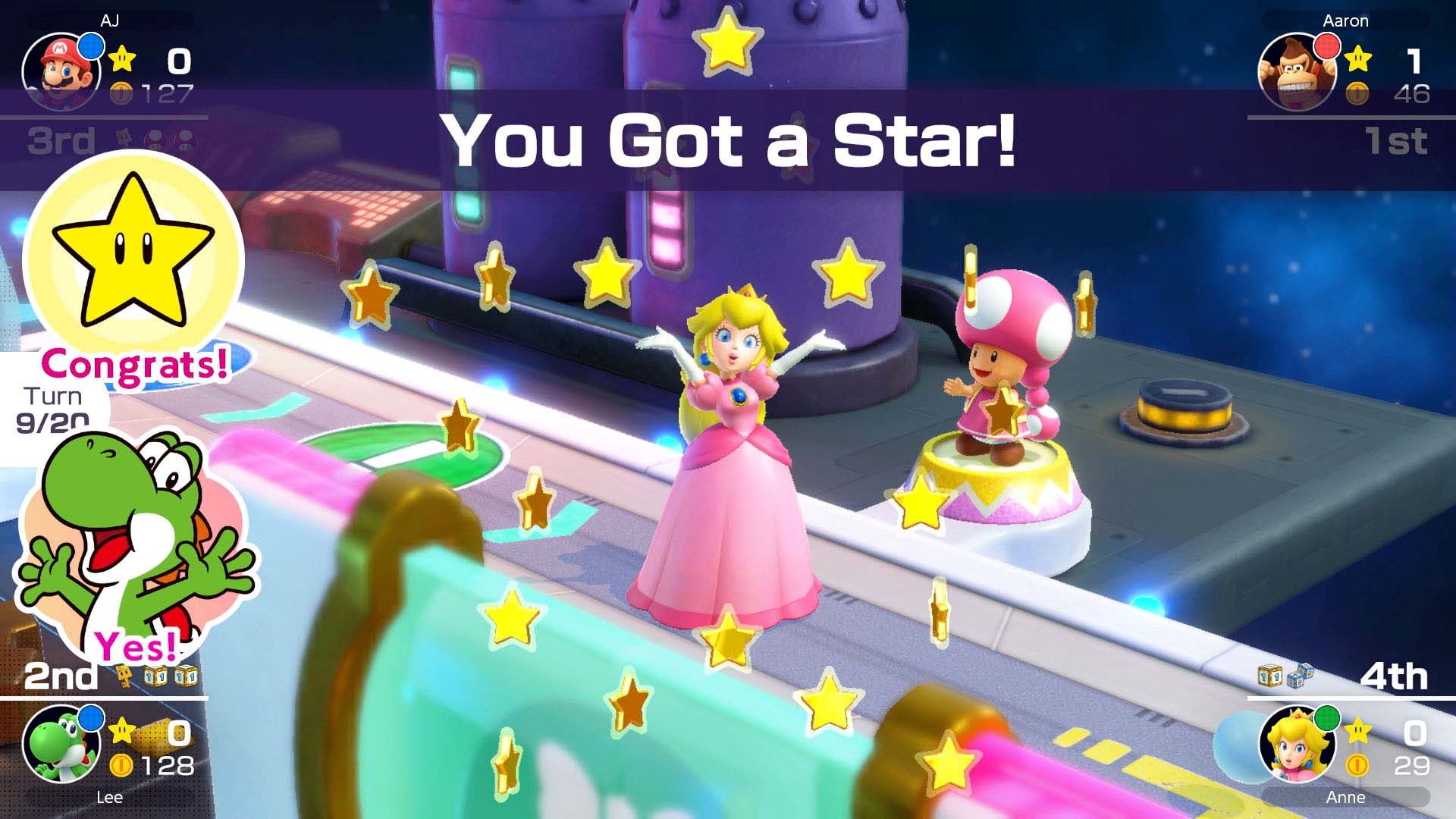 Illustration de l'article sur Mario Party Superstarsdébarque sur Switch