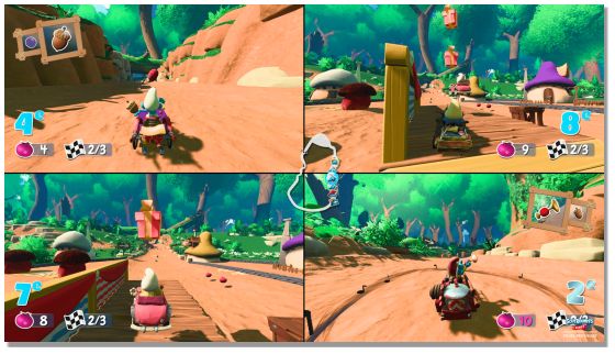Illustration de l'article sur Le jeu Schtroumpfs Kart se dévoile !