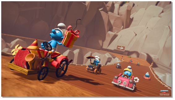 Illustration de l'article sur Le jeu Schtroumpfs Kart se dévoile !