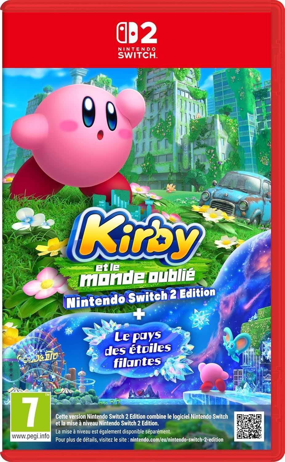Retrouvez notre TEST : Kirby et le Monde Oubli avec le DLC Le Pays des toiles Filantes - Switch 2
