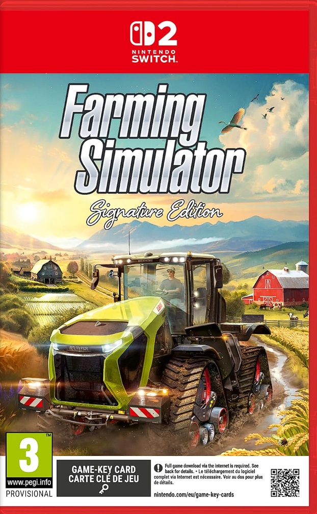 Retrouvez notre TEST : Farming Simulator Signature Edition - Swich 2