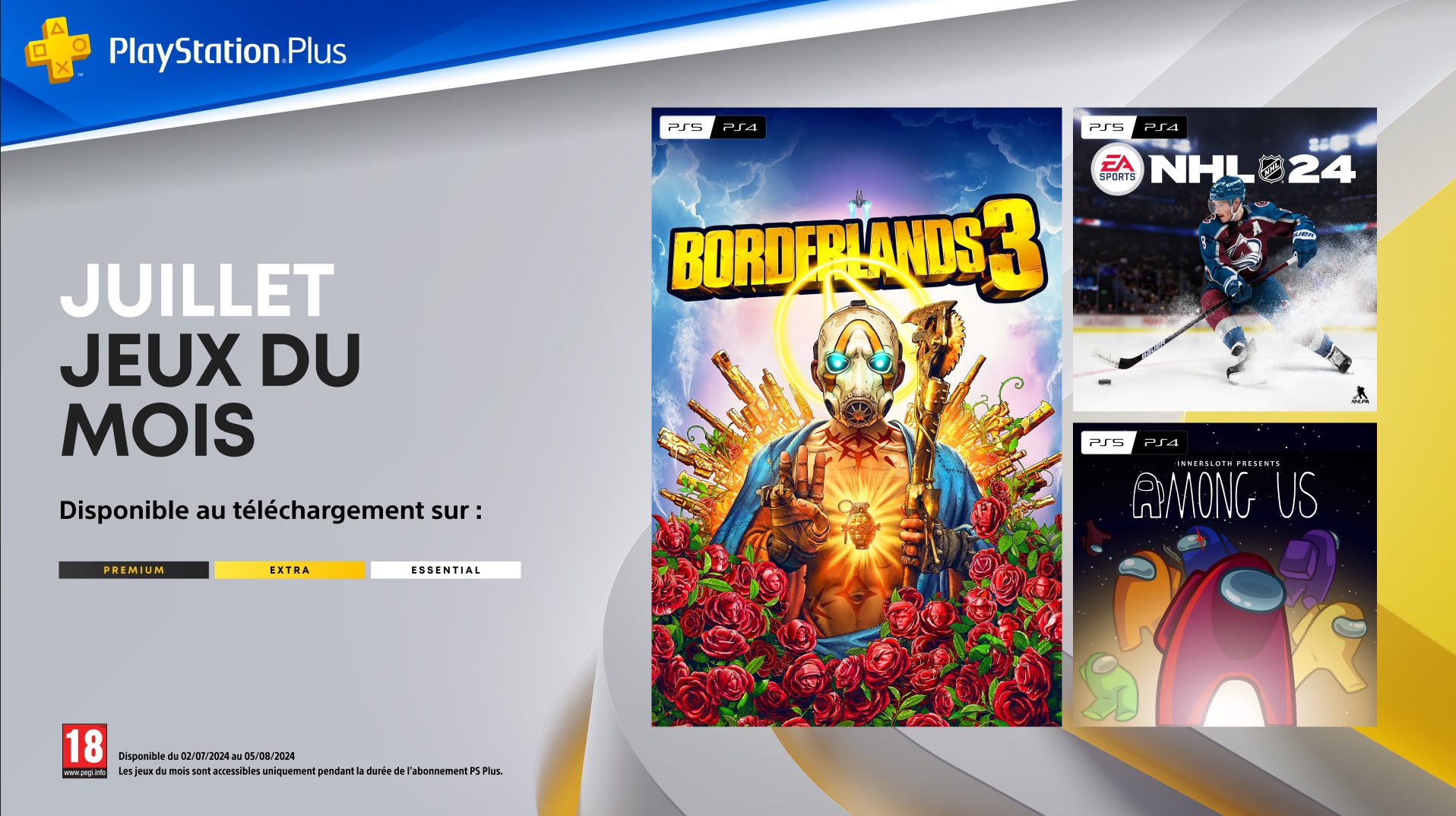 Illustration de l'article sur [PlayStation Plus]  Sony d�voile lesjeux du mois de juillet 2024