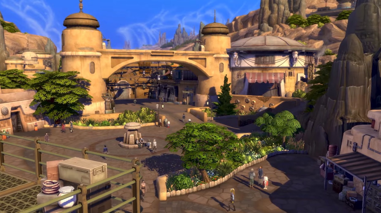 Illustration de l'article sur EA pr�sente Les Sims 4 Star Wars : Voyage sur Batuu
